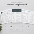 Resume Template Pack Mockup