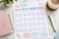 Social Media Content Planner Mockup