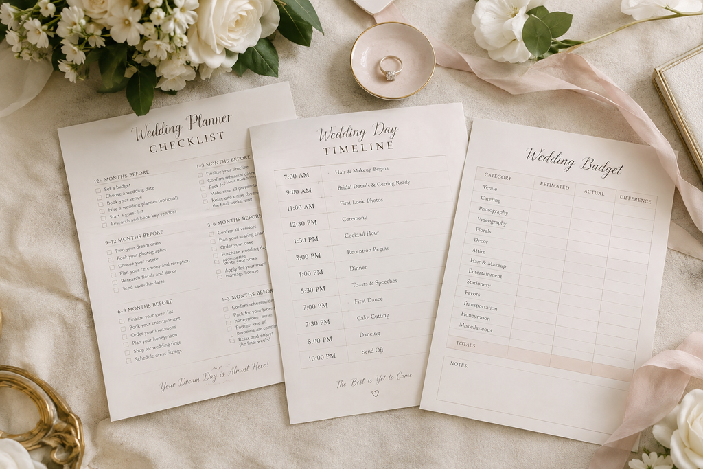 Wedding Planner Printable Lifestyle Mockup